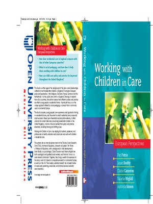 cover image of Working With Children in Care